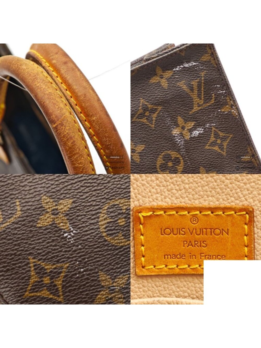 Louis Vuitton Sac Plat Bag Handbag Brown - Picture 9 of 16